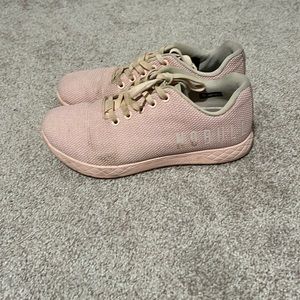 Nobull blush heather pink trainers. Size 8